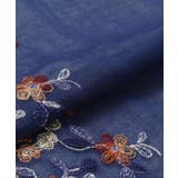 【欧州航路】フィーカ花刺繍ストール | アミナコレクション  | 詳細画像9 