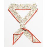 レッド | 【欧州航路】フワラーロングスカーフ | アミナコレクション 