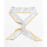 マスタード | 【欧州航路】フワラーロングスカーフ | アミナコレクション 