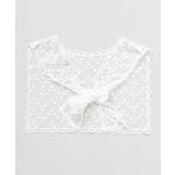 ホワイト | 【欧州航路】レースカラースカーフ | アミナコレクション 