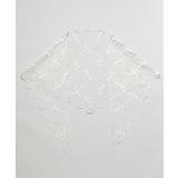 ホワイト | 【欧州航路】レースダイヤスカーフ | アミナコレクション 