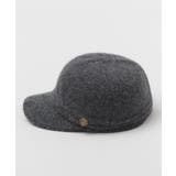 グレー | 【欧州航路】デザインラインウールCAP | チャイハネ