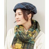 【欧州航路】フラワーチェックベレー | チャイハネ | 詳細画像1