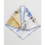 ブルー | 【欧州航路】ピクチャダイヤスカーフ | アミナコレクション 