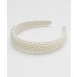 オフホワイト | 【欧州航路】パールカチューシャ | アミナコレクション 