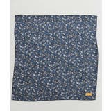 ネイビー | 【欧州航路】【Fromフランス】ミュルーズフルールスカーフ | アミナコレクション 