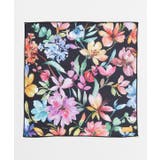 ブラックミックス | 【欧州航路】【Fromフランス】ミュルーズブルームハンカチ | アミナコレクション