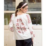 【欧州航路】パトラット刺繍ブラウス | アミナコレクション  | 詳細画像4 