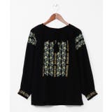 【欧州航路】ローサンド刺繍ブラウス | アミナコレクション  | 詳細画像3 