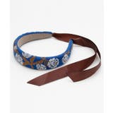 ネイビー | 【欧州航路】ウクリボンカチューシャ | アミナコレクション 