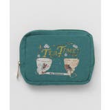 グリーン | 【欧州航路】【オーガニックコットン】アフターヌーンポーチ | アミナコレクション