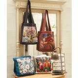 【欧州航路】オーガニックコットンフラワーアートBAG | チャイハネ | 詳細画像1