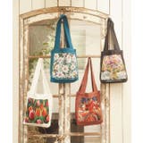 【欧州航路】オーガニックコットンフラワーアートBAG | チャイハネ | 詳細画像2