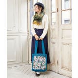 【欧州航路】オーガニックコットンフラワーアートBAG | チャイハネ | 詳細画像4