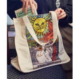 ナチュラル | 【欧州航路】キャットタロットトートバッグ【オーガニックコットン】 | アミナコレクション 