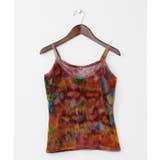 ブラウン | 【チャイハネ】ベロアタイダイキャミソール | アミナコレクション 