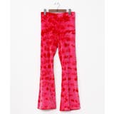 ピンク | 【チャイハネ】ベロアタイダイベルボトムパンツ | アミナコレクション 