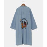 【チャイハネ】カシュデニムシャツワンピース | アミナコレクション  | 詳細画像1 