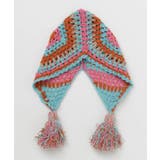 【チャイハネ】シュマル手編み耳付きキャップ | アミナコレクション  | 詳細画像8 