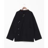 ブラック | 【チャイハネ】ネオコサックバンドカラー変形メンズシャツ | アミナコレクション