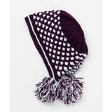 パープル | 【チャイハネ】パプリ耳付きキャップ | アミナコレクション 