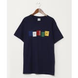 ネイビー | 【チャイハネ】タルチョメンズTシャツ | チャイハネ