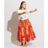 【マウナロア】【既製品】シングルパウ 73CM丈 パラパライ/レッド系 | チャイハネ | 詳細画像2