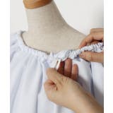 【マウナロア】ワイドフリルシャーリングブラウス | アミナコレクション  | 詳細画像11 