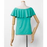 【マウナロア】ストレッチフリルトップス | アミナコレクション  | 詳細画像7 