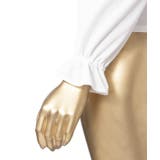 【マウナロア】ワイドフリルシャーリング長袖 | アミナコレクション  | 詳細画像4 