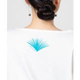 【マウナロア】パームリーフＴシャツ(7分袖) | アミナコレクション  | 詳細画像4 