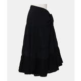 ブラック | 【マウナロア】アパリマティアードスカート | アミナコレクション