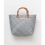 グレー | 【マウナロア】ハンドルかごバッグM | アミナコレクション 