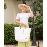 ホワイト | 【マウナロア】ハンドルかごバッグL | アミナコレクション 
