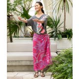 【マウナロア】ティアレトライバルパレオスカート | アミナコレクション | 詳細画像1