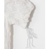 【マウナロア】フレンチレースギャザーブラウス | アミナコレクション  | 詳細画像16 