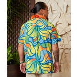 【マウナロア】Ocean Blue Bird ネオンハイビMEN'Sシャツ | チャイハネ | 詳細画像15