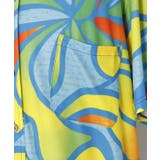 【マウナロア】Ocean Blue Bird ネオンハイビMEN'Sシャツ | チャイハネ | 詳細画像6