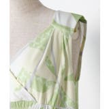 【マウナロア】Ocean Blue Bird ティアレトアノースリーブドレス | アミナコレクション  | 詳細画像5 