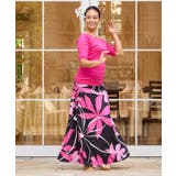 【マウナロア】Ocean Blue Bird ティアレトアマキシスカート | アミナコレクション | 詳細画像1