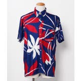 【マウナロア】Ocean Blue Bird ティアレトアメンズシャツ | アミナコレクション  | 詳細画像4 