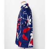 【マウナロア】Ocean Blue Bird ティアレトアメンズシャツ | アミナコレクション  | 詳細画像6 