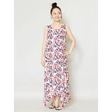 【チャイハネ】yul 幾何学柄ノースリーブワンピース | アミナコレクション  | 詳細画像1