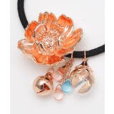 【カヤ】寒凪 花しずくヘアゴム | アミナコレクション  | 詳細画像1 