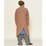 【チャイハネ】ドレープMEN'S変形ロングカーディガン | アミナコレクション | 詳細画像1 