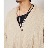 【チャイハネ】ペイズリ柄MEN'Sジャガードニットカーディガン | アミナコレクション | 詳細画像1 