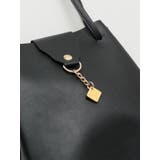 【欧州航路】フェイクレザー×メタルチャーム ミニショルダーバッグ | アミナコレクション  | 詳細画像2