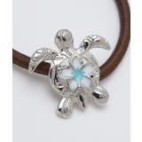 【Kahiko】ホヌ&プルメリアヘアゴム | アミナコレクション | 詳細画像2