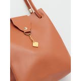 【欧州航路】フェイクレザー×メタルチャーム ミニショルダーバッグ | アミナコレクション  | 詳細画像3