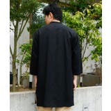 【カヤ】書生バンドカラーロングシャツ | アミナコレクション | 詳細画像3